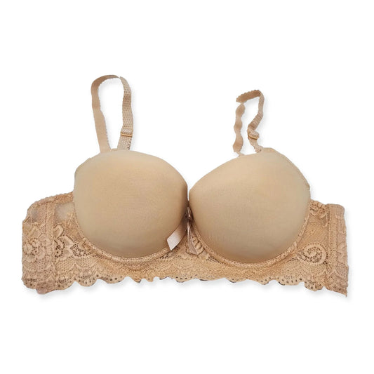 Breathable Lace Wireless Padded Bra