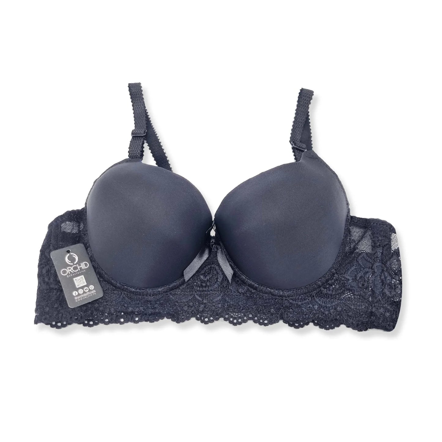 New Silk High Quality Front Open Style Double Padded Adjustable Straps Padded Bra