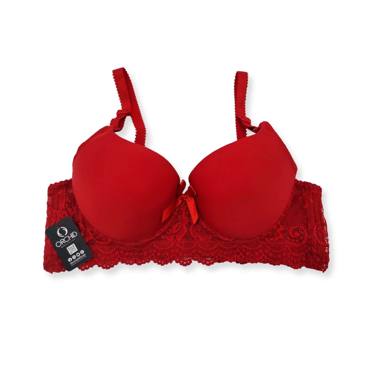 Breathable Lace Wireless Padded Bra