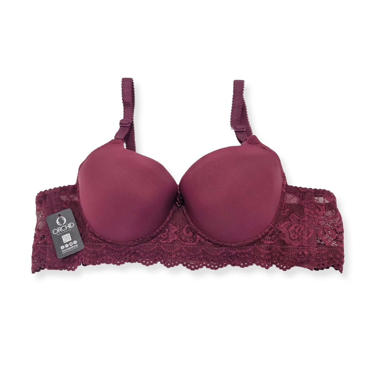 New Silk High Quality Front Open Style Double Padded Adjustable Straps Padded Bra